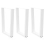 Patas para mesa de comedor forma V 2 uds blanco 70x(72-73,3) cm de , Patas para mesas - Ref: Foro24-4012661, Precio: 136,81 €...