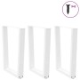 Patas para mesa de comedor forma V 2 uds blanco 70x(72-73,3) cm de , Patas para mesas - Ref: Foro24-4012661, Precio: 136,81 €...