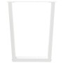Patas para mesa de comedor forma V 2 uds blanco 70x(72-73,3) cm de , Patas para mesas - Ref: Foro24-4012661, Precio: 136,81 €...