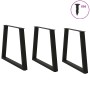 Patas para mesa de comedor en forma de V 3 uds acero negro de , Patas para mesas - Ref: Foro24-4012584, Precio: 113,74 €, Des...