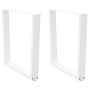 Patas para mesa de comedor en forma de V 2 uds blanco acero de , Patas para mesas - Ref: Foro24-4012649, Precio: 98,75 €, Des...