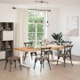 Patas para mesa de comedor en forma de V 2 uds blanco acero de , Patas para mesas - Ref: Foro24-4012649, Precio: 98,75 €, Des...