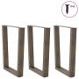 Patas para mesa de comedor en forma de V 3 uds acero natural de , Patas para mesas - Ref: Foro24-4012663, Precio: 136,81 €, D...
