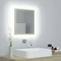 Espejo de baño acrílico color roble Sonoma 40x8,5x37 cm de vidaXL, Tocadores de baño - Ref: Foro24-804911, Precio: 24,22 €, D...