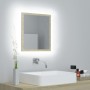 Espejo de baño acrílico color roble Sonoma 40x8,5x37 cm de vidaXL, Tocadores de baño - Ref: Foro24-804911, Precio: 28,19 €, D...