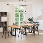 Patas para mesa de comedor en forma de V 3 uds acero negro de , Patas para mesas - Ref: Foro24-4012668, Precio: 134,55 €, Des...