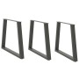 Patas para mesa de comedor en forma de V 3 uds antracita acero de , Patas para mesas - Ref: Foro24-4012590, Precio: 142,10 €,...