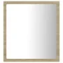 Espejo de baño acrílico color roble Sonoma 40x8,5x37 cm de vidaXL, Tocadores de baño - Ref: Foro24-804911, Precio: 24,22 €, D...