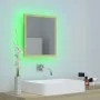 Espejo de baño acrílico color roble Sonoma 40x8,5x37 cm de vidaXL, Tocadores de baño - Ref: Foro24-804911, Precio: 24,22 €, D...
