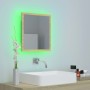 Espejo de baño acrílico color roble Sonoma 40x8,5x37 cm de vidaXL, Tocadores de baño - Ref: Foro24-804911, Precio: 28,19 €, D...