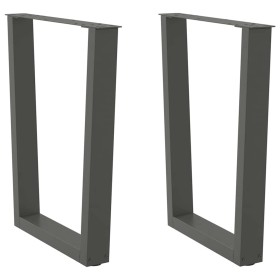 Patas para mesa de comedor en forma de V 2 uds antracita acero de , Patas para mesas - Ref: Foro24-4012642, Precio: 88,46 €, ...
