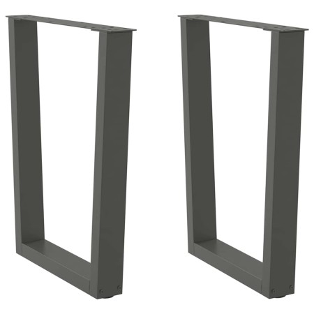 Patas para mesa de comedor en forma de V 2 uds antracita acero de , Patas para mesas - Ref: Foro24-4012642, Precio: 88,46 €, ...