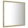Espejo de baño acrílico color roble Sonoma 40x8,5x37 cm de vidaXL, Tocadores de baño - Ref: Foro24-804911, Precio: 24,22 €, D...