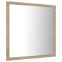Espejo de baño acrílico color roble Sonoma 40x8,5x37 cm de vidaXL, Tocadores de baño - Ref: Foro24-804911, Precio: 28,19 €, D...