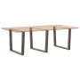 Patas para mesa de comedor en forma de V 3 uds acero natural de , Patas para mesas - Ref: Foro24-4012675, Precio: 159,85 €, D...