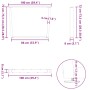 Patas para mesa de comedor en forma de V 3 uds acero natural de , Patas para mesas - Ref: Foro24-4012675, Precio: 159,85 €, D...