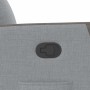 Sillón reclinable de tela gris claro de , Sillones - Ref: Foro24-4104839, Precio: 199,63 €, Descuento: %