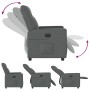 Sillón reclinable de tela gris oscuro de , Sillones - Ref: Foro24-4104826, Precio: 187,55 €, Descuento: %