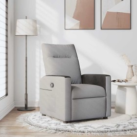 Sillón reclinable de tela gris nube de , Sillones - Ref: Foro24-4104824, Precio: 188,38 €, Descuento: %