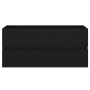 Armario para lavabo madera contrachapada negro100x38,5x45 cm de vidaXL, Muebles de baño - Ref: Foro24-804765, Precio: 59,00 €...