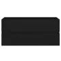 Armario para lavabo madera contrachapada negro100x38,5x45 cm de vidaXL, Muebles de baño - Ref: Foro24-804765, Precio: 58,15 €...