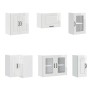 Mueble cocina Kalmar blanco brillo 11 pzas madera contrachapada de , Armarios de cocina - Ref: Foro24-3314883, Precio: 796,68...