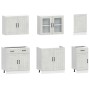 Mueble cocina Kalmar gris hormigón 7 pzas madera contrachapada de , Armarios de cocina - Ref: Foro24-3314745, Precio: 623,05 ...