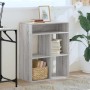 Estantería madera de ingeniería color gris sonoma 66x31x80 cm de , Librerías y estanterías - Ref: Foro24-860297, Precio: 61,5...
