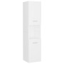 Armario de baño madera contrachapada blanco 30x30x130 cm de vidaXL, Muebles de baño - Ref: Foro24-804997, Precio: 62,16 €, De...