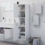 Armario de baño madera contrachapada blanco 30x30x130 cm de vidaXL, Muebles de baño - Ref: Foro24-804997, Precio: 62,16 €, De...