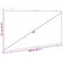 Pantalla de proyección colgante de pared 90 pulgadas 16:9 de , Pantallas para proyección - Ref: Foro24-4101031, Precio: 32,02...