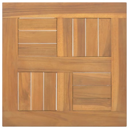Tablero de mesa cuadrado madera maciza de teca 40x40x2,5 cm de vidaXL, Tableros para mesas - Ref: Foro24-316155, Precio: 39,8...