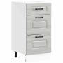 Mueble bajo de cocina Kalmar gris sonoma madera de ingeniería de , Armarios de cocina - Ref: Foro24-854246, Precio: 92,54 €, ...