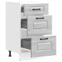 Mueble bajo de cocina Kalmar gris sonoma madera de ingeniería de , Armarios de cocina - Ref: Foro24-854246, Precio: 92,54 €, ...