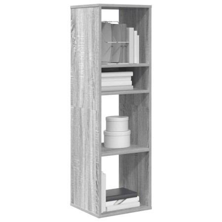 Estantería madera de ingeniería color gris sonoma 34x31x112 cm de , Librerías y estanterías - Ref: Foro24-860288, Precio: 58,...