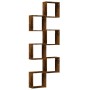 Estantes cubo de pared 6 unidades roble ahumado 30x15x30 cm de , Estantes y estanterías - Ref: Foro24-815881, Precio: 48,46 €...