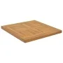 Tablero de mesa cuadrado madera maciza de teca 40x40x2,5 cm de vidaXL, Tableros para mesas - Ref: Foro24-316155, Precio: 38,8...