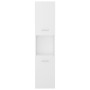 Armario de baño madera contrachapada blanco 30x30x130 cm de vidaXL, Muebles de baño - Ref: Foro24-804997, Precio: 62,16 €, De...
