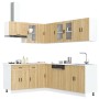 Mueble cocina Porto roble sonoma 11 pzas madera contrachapada de , Armarios de cocina - Ref: Foro24-3314904, Precio: 686,57 €...