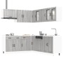 Mueble cocina Lucca sonoma gris 11 pzas madera contrachapada de , Armarios de cocina - Ref: Foro24-3314927, Precio: 743,67 €,...