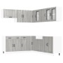 Mueble cocina Lucca sonoma gris 11 pzas madera contrachapada de , Armarios de cocina - Ref: Foro24-3314927, Precio: 743,67 €,...
