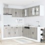 Mueble cocina Lucca sonoma gris 11 pzas madera contrachapada de , Armarios de cocina - Ref: Foro24-3314927, Precio: 743,67 €,...
