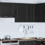 Mueble de pared de cocina Porto madera contrachapada negra de , Armarios de cocina - Ref: Foro24-854039, Precio: 60,90 €, Des...
