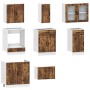 Mueble cocina Kalmar roble ahumado 8 pzas madera contrachapada de , Armarios de cocina - Ref: Foro24-3314836, Precio: 542,91 ...
