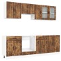Mueble cocina Kalmar roble ahumado 8 pzas madera contrachapada de , Armarios de cocina - Ref: Foro24-3314836, Precio: 542,91 ...