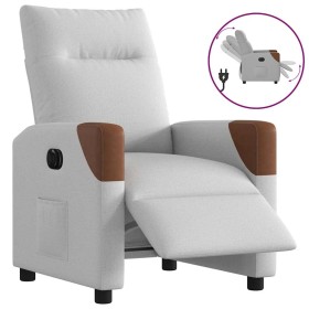 Sillón reclinable eléctrico de tela gris nube de , Sillones - Ref: Foro24-3323989, Precio: 231,36 €, Descuento: %