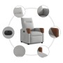 Sillón reclinable eléctrico de tela gris nube de , Sillones - Ref: Foro24-3323989, Precio: 231,36 €, Descuento: %