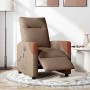 Sillón reclinable de masaje eléctrico tela marrón de , Sillones - Ref: Foro24-3324001, Precio: 262,90 €, Descuento: %