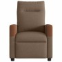 Sillón reclinable de masaje eléctrico tela marrón de , Sillones - Ref: Foro24-3324001, Precio: 262,90 €, Descuento: %