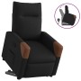 Sillón reclinable elevable tela negro de , Sillones - Ref: Foro24-3324008, Precio: 253,54 €, Descuento: %